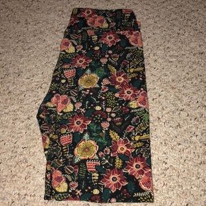 2 for 20-OS LuLaRoe Floral Leggings